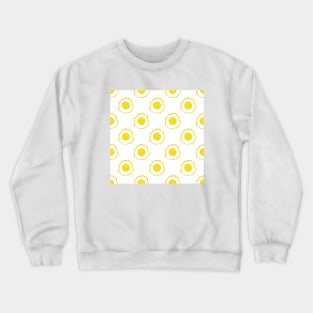 Eggs Pattern Crewneck Sweatshirt